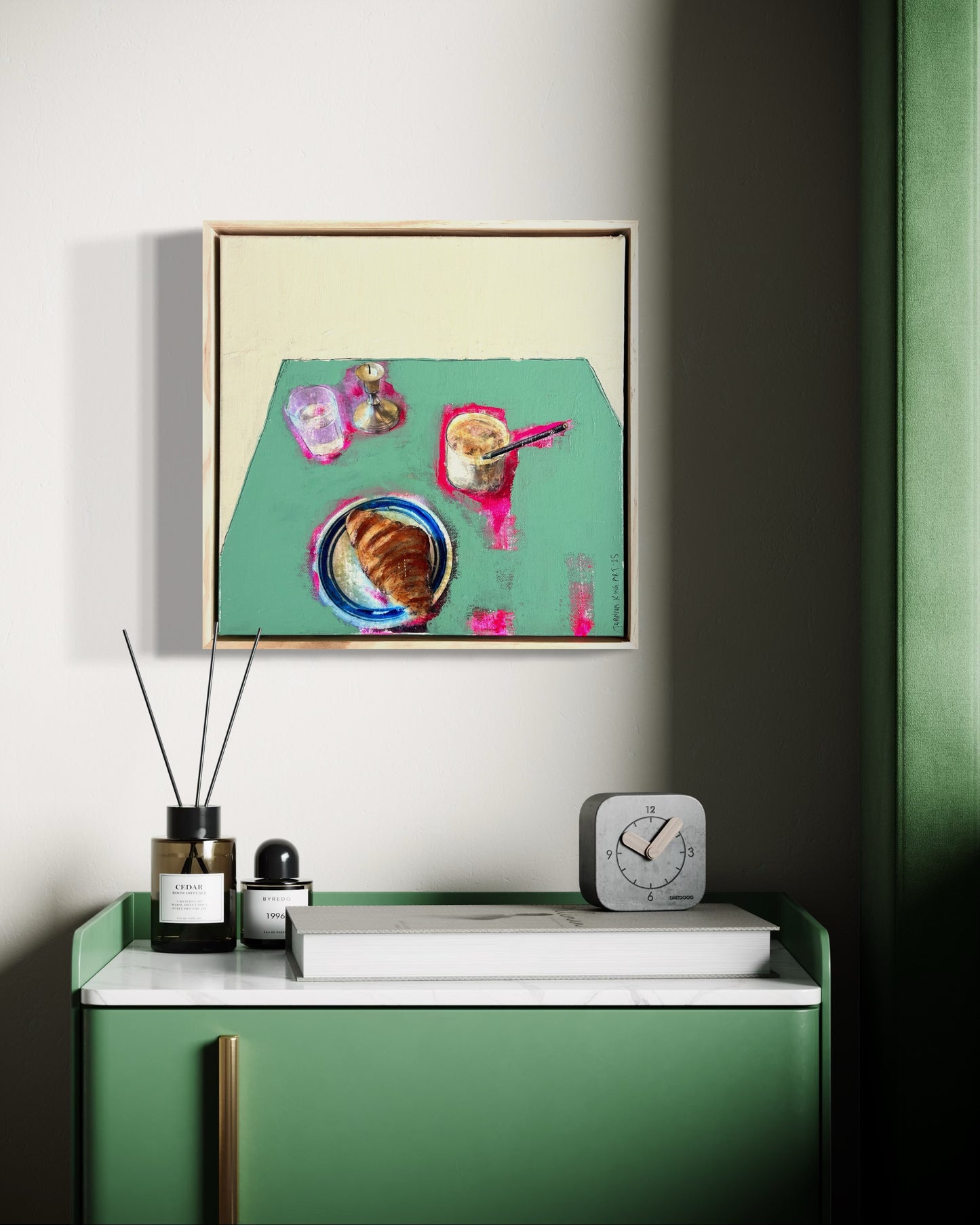 “Candle, Croissant &Coffee”