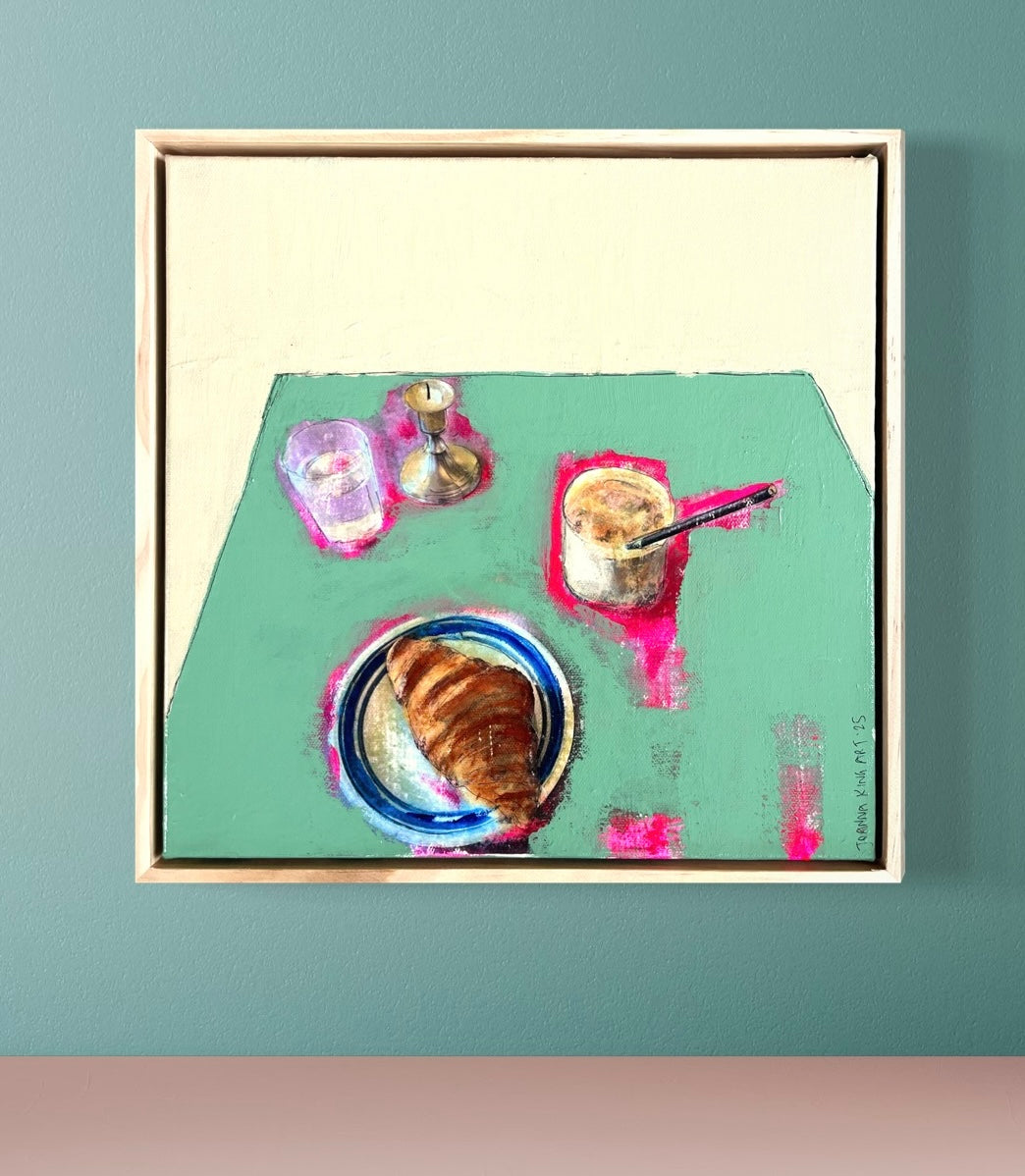 “Candle, Croissant &Coffee”