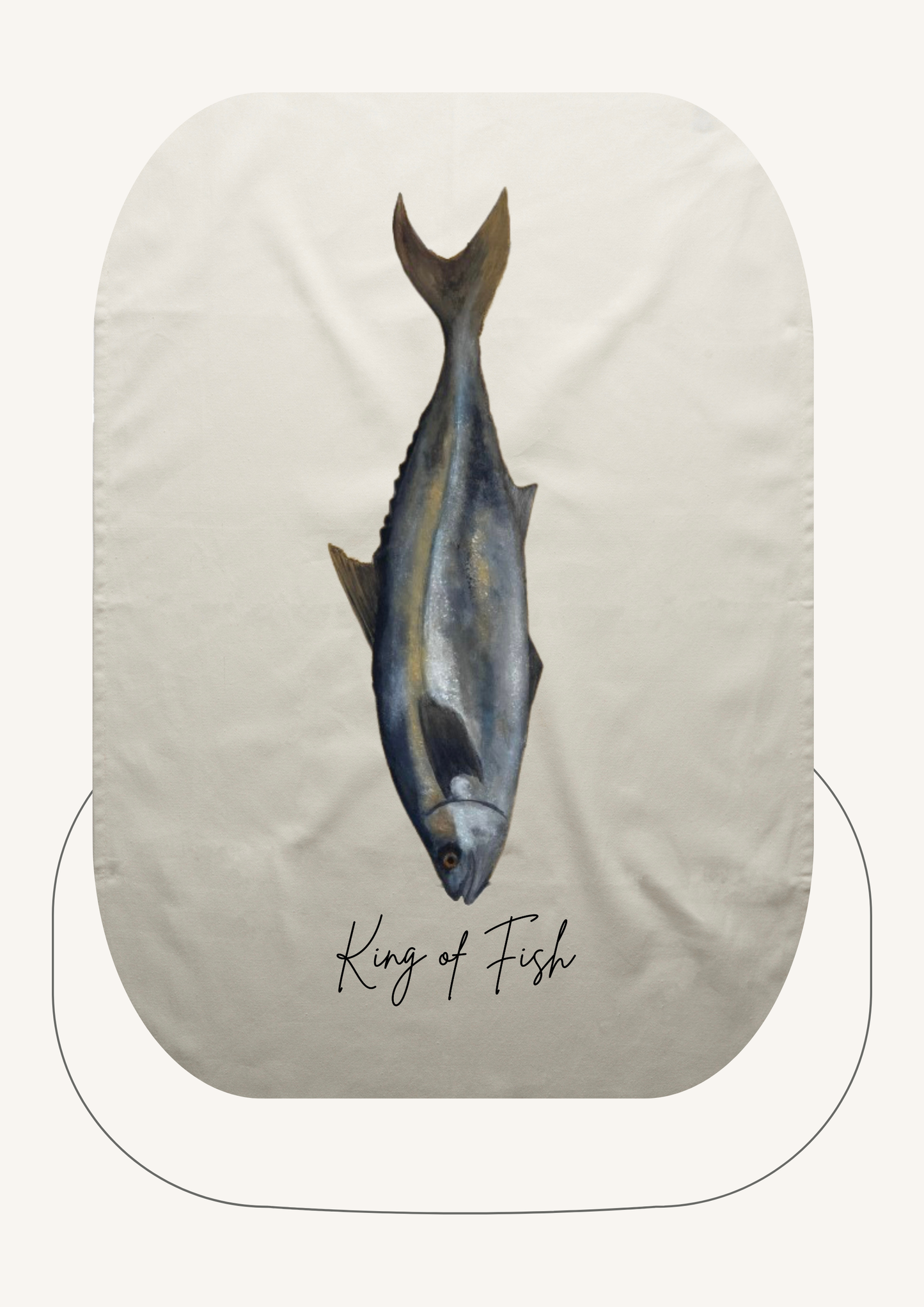 KINGFISH TEA TOWEL