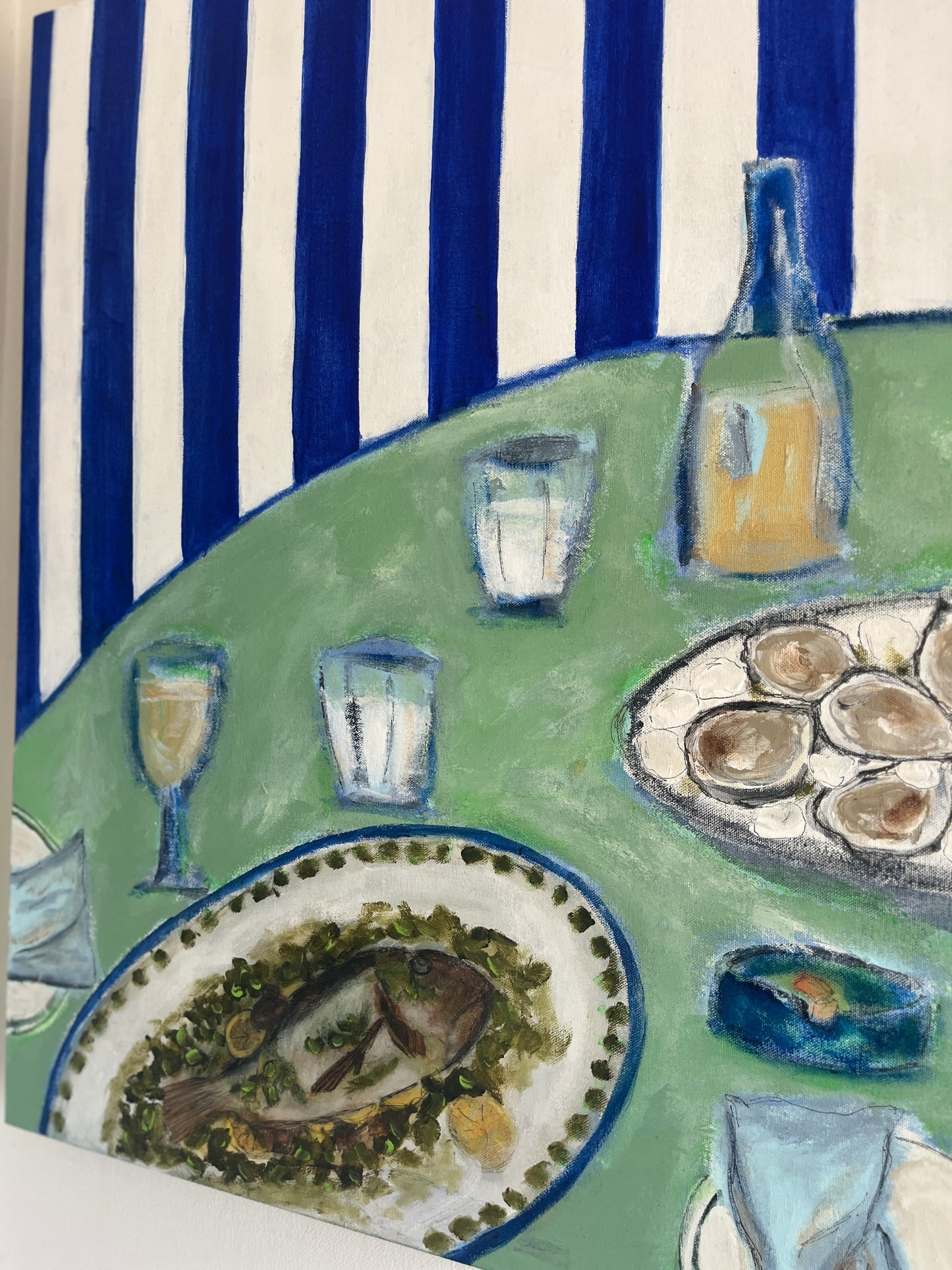 Lunch in Santorini
