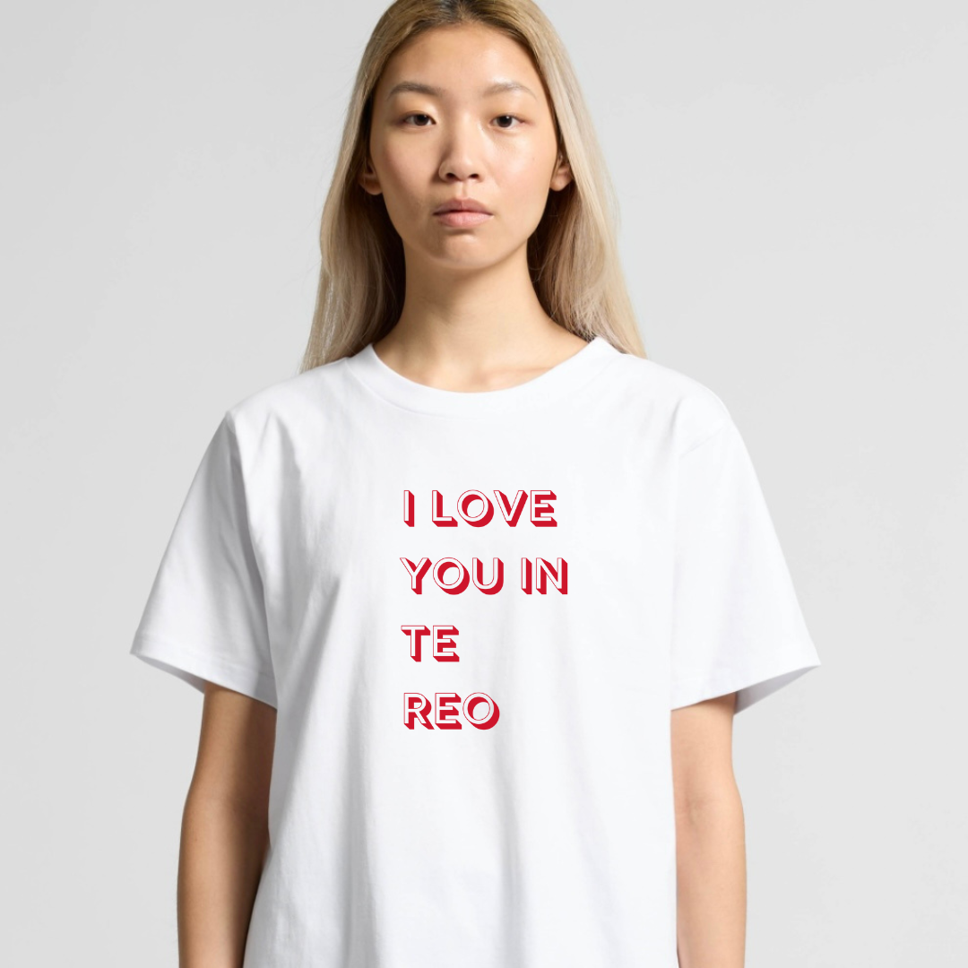 I LOVE YOU IN TE REO T-SHIRT