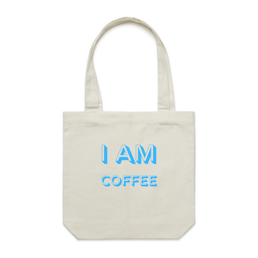 I AM COFFEE TOTE BAG