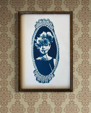Doilies, Dahlias & Audrey