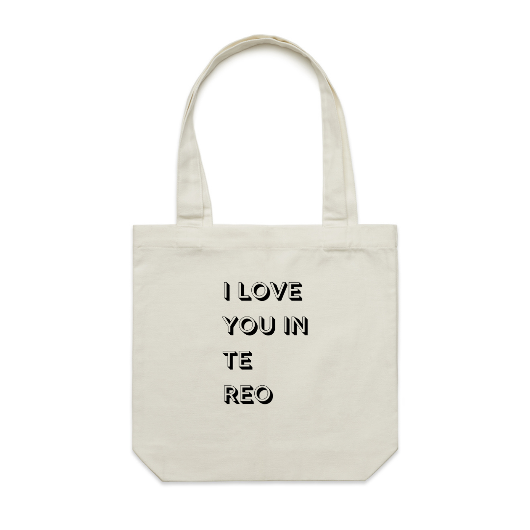 'I LOVE YOU IN TE REO' TOTE BAG