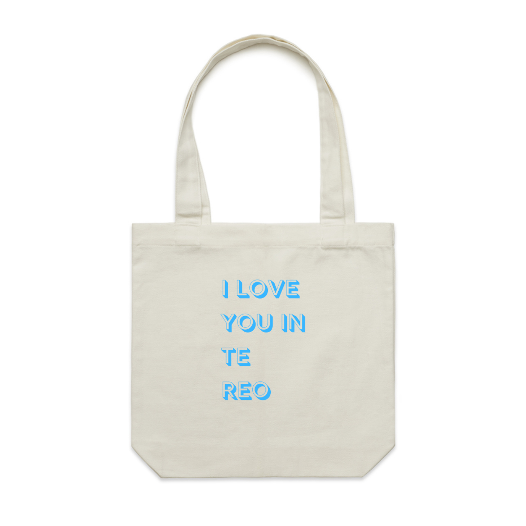 'I LOVE YOU IN TE REO' TOTE BAG