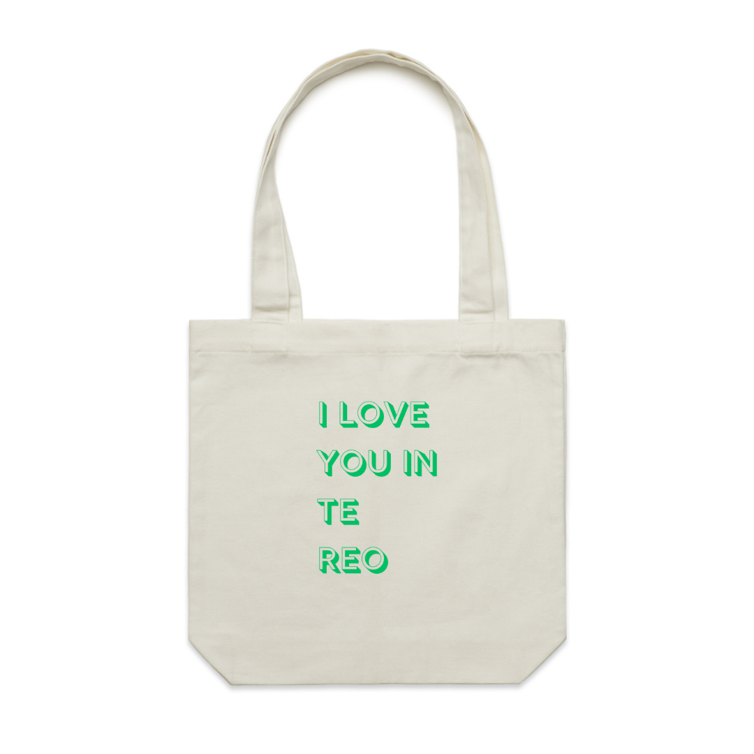 'I LOVE YOU IN TE REO' TOTE BAG