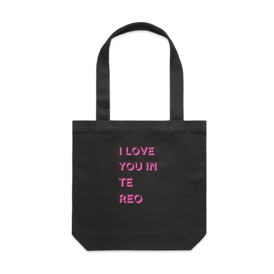 'I LOVE YOU IN TE REO' TOTE BAG