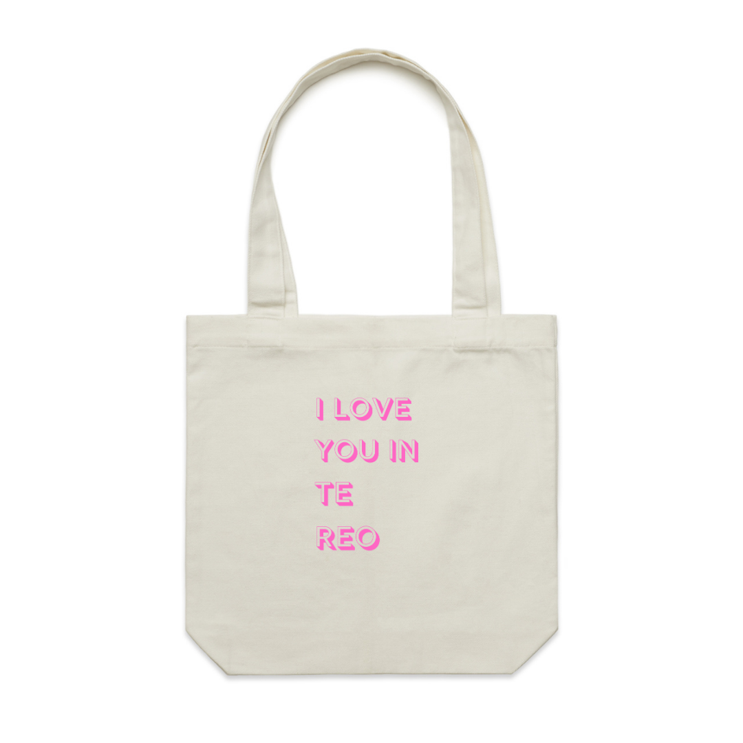 'I LOVE YOU IN TE REO' TOTE BAG