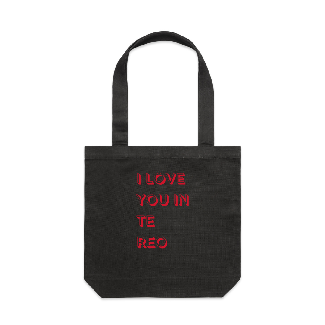 'I LOVE YOU IN TE REO' TOTE BAG